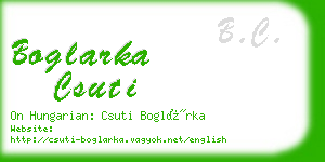 boglarka csuti business card